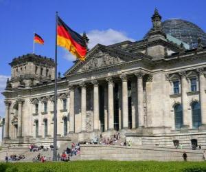 yapboz Reichstag, Frankfurt, Almanya